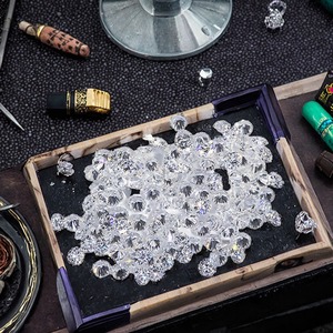 Diamante Sintético Cultivado en Laboratorio CHANG LAI, Corte Brillante, 0.8-3.3mm, Color D, Corte Excelente, Premium para Joyería - Product Image 2