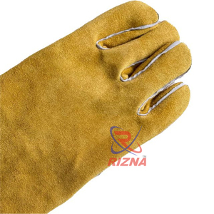Gants de soudure en cuir de vachette de qualité supérieure pour protection contre la chaleur du foyer et du barbecue, gants de soudure robustes - Product Image 5