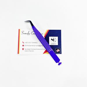 Pinzas para pestañas con diseño de labios de 90 grados de acero inoxidable profesional, punta suave, logotipo personalizado, belleza duradera y sostenible - Product Image 2