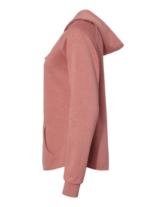 Sweat-shirt à capuche zippé personnalisé pour femme, en molleton, manches raglan, poche kangourou, style streetwear décontracté - Product Image 3