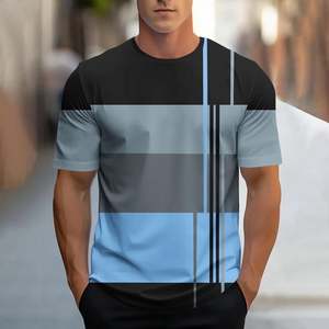 Camiseta de Manga Corta con Cuello Redondo para Hombre ThunderCats, Color Negro, Logotipo Rojo Estampado en la Parte Delantera, Corte Regular, Informal, Transpirable, Tejido de Jersey de Algodón de 300 g - Product Image 5