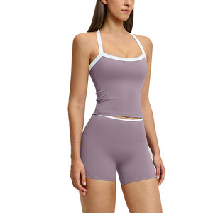 High Quality Women's <b>Sets</b> Versatile Vintage Wear Moisture Control Anti Wrinkle Daily Sportswear Breathable Women's 2 Piece <b>Sets</b> - Product Image 5