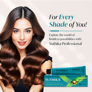 Yuthika หลอดครีมย้อมผมถาวรทำจาก5.0น้ำตาลอ่อน100มล. สำหรับมืออาชีพ - Product Image 6