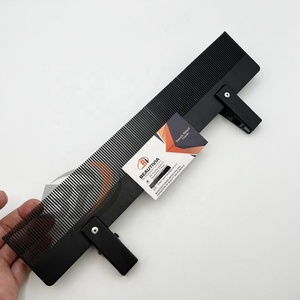 Soporte Profesional para Extensiones de Cabello y Pelucas de Acero Inoxidable Negro Mate, con Logotipo Personalizado, Alta Calidad, Fuerte Sujeción y Silicona - Product Image 1