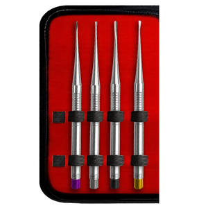 ชุดเครื่องมือถอนฟัน 7 ชิ้น PDL Luxating Root Elevator พร้อมด้ามจับตามหลักสรีรศาสตร์ สีสันสวยงาม ทำจากสแตนเลสสตีล - Product Image 3