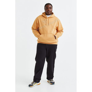 Sudaderas con Capucha para Hombre, 100% Algodón, Gruesas, Casuales, de Invierno, con Logotipo Personalizado OEM, Tallas Grandes, Unisex, Holgadas, Sólidas y Transpirables - Product Image 3