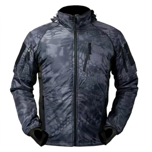 Casual Style Custom Woodland <b>Camo</b> Hood Tactical <b>Jacket</b> Outdoor Softshell Style Utility Windbreaker <b>Jackets</b> & Pants Tracksuit USA - Product Image 6