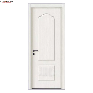 โรงงานผลิตประตูสำเร็จรูปทันสมัย บานประตูภายในแบบแข็งทำจาก MDF เคลือบ PVC สำหรับซูเปอร์มาร์เก็ต/โรงพยาบาล/ห้องครัว/อพาร์ทเมนต์/โรงแรม - Product Image 1