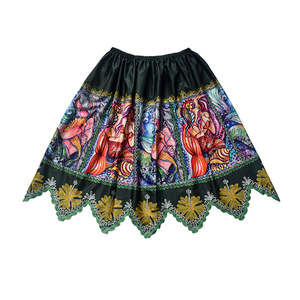 Ensemble haut et jupe brodés, style créateur, entièrement cousus, pour tenue décontractée ou de soirée, couleurs magnifiques, vente en gros - Product Image 5