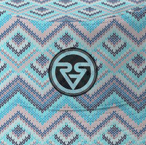 Casquette de soleil unisexe à motif géométrique avec impression par sublimation de logo personnalisé, style streetwear, vente en gros, chapeau de pêcheur à motif mosaïque AOP - Product Image 4