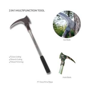 High Quality Multifunction Branch Cutter <b>Hook</b> Axe Garden <b>Tool</b> Plastic Handle Grass Wood Cutting Hand <b>Tool</b> 20.5cm - Product Image 3