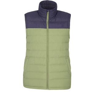 Plus Size Softshell Puffer Vest <b>Lightweight</b> Breathable Windproof Sleeveless Zip-Up Winter Wholesale - Product Image 4