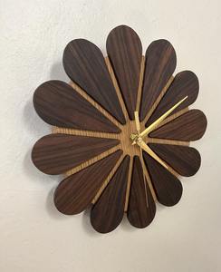 Reloj de madera para sala de estar, reloj de madera decorativo para oficina, reloj de pared grande de madera, elegante reloj de pared, diseño de interiores - Product Image 4