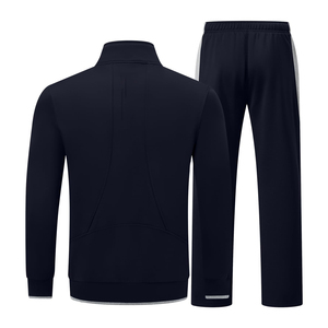 Survêtement Homme Hiver Personnalisé 100% Coton Polaire Respirant Séchage Rapide Écologique Fermeture Éclair Unie Effet Vieilli 360g Col Montant – Promotion - Product Image 2