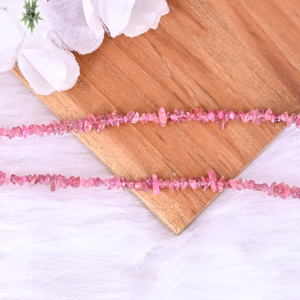 Tourmaline rose naturelle, pierres précieuses en vrac, 12,2 grammes, perles briolette irrégulières de tailles variées, brin pour la fabrication de bijoux |   Fil de fer à une brin - Product Image 5