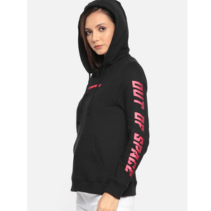Sweat à capuche zippé slim fit pour femme, en polaire douce, veste décontractée en polyester/coton respirant, écologique, avec logo frontal, mode hiver - Product Image 5