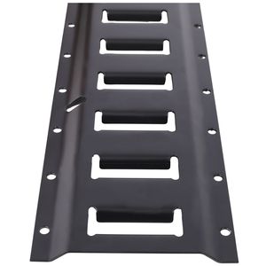 Kit di fissaggio per binari E-Track da 18 pezzi per camion, furgoni e rimorchi - 4 binari E-Track orizzontali da 1,5 m e 8 accessori in acciaio per il controllo del carico - Product Image 4