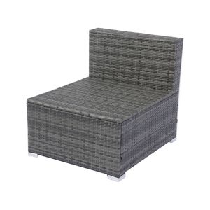 Set di Mobili da Giardino in 7 Pezzi con Tettoia Retrattile, Divano Sezionale in Rattan Intrecciato, Cuscini Lavabili, Arredamento da Giardino LA - Product Image 6