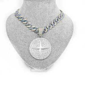 Collier pendentif diamant de qualité supérieure pour hommes et femmes, bijou de luxe, cadeau pour anniversaire de mariage, prix de vente à l'exportation - Product Image 1