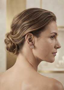 Pendientes de Diamantes de Oro Sólido de 9K Chapados en Oro para Mujer, Lujosos, en Forma de Lágrima, con Perforación, Diamantes Cultivados en Laboratorio - Product Image 4