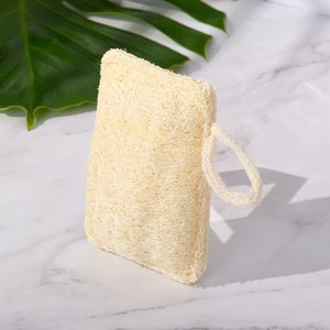 Soins du corps bain douche peau exfoliante naturel ovale luffa pad éponges lavage du visage luffa éponge tampons - Product Image 2