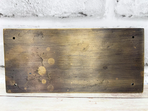 Meubles de designer de haute qualité de la marque Étiquette Rectangle Brosse Quincaillerie en laiton gaufré avec nom en relief Logos de plaque en métal - Product Image 5