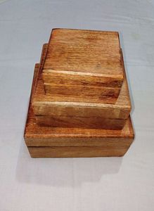Caja de Almacenamiento de Madera Ecológica de Alta Calidad con Diseño Artesanal, Color y Logotipo Personalizables - Product Image 4