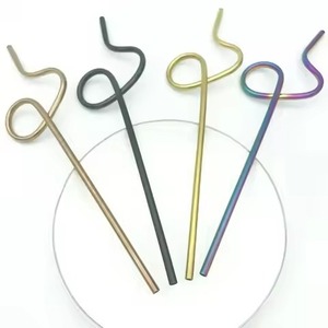 Reusable Stainless Steel Beverage <b>Straws</b> Premium <b>Metal</b> Alternative for Sustainable Living - Product Image 3