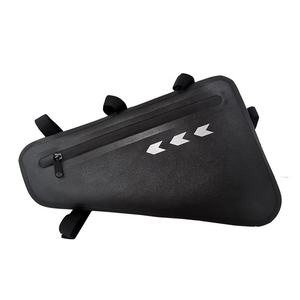 Bolsa Triangular Impermeable para Bicicleta, Negra, para Debajo del Tubo, Bolsa de Almacenamiento - Product Image 4