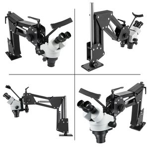 Micro Inlaid <b>Mirror</b> Multi-Directional Spring <b>Bracket</b> for Microscope Micro-Setting Microscope Gem - Product Image 3