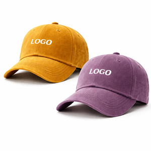 Casquette de baseball brodée personnalisée, 6 panneaux, couleur unie, coton, unisexe, décontractée, fermeture ajustée, logo sur le devant - Product Image 4