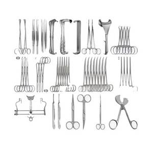 Juego de Instrumentos Quirúrgicos para Cesárea, 50 Piezas, Acero Inoxidable, Herramientas de Cirugía Obstétrica, Kit Quirúrgico para Cesárea, Portátil - Product Image 1