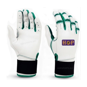 New Baseball Batting Gloves Genuine Leather Material Fully Customize Logo Color Baseball Batting Gloves Hot Selling Manufacturer - Product Image 3