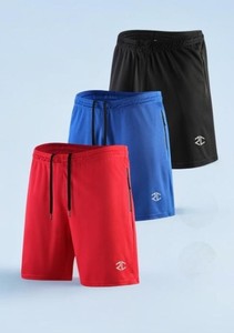 Shorts de sport tricotés unis pour hommes, transfrontaliers, été, ODM, mode décontractée, séchage rapide, pour activités sportives en extérieur, football, basketball - Product Image 2
