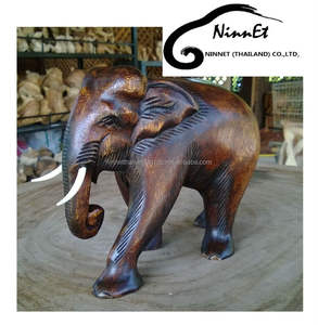 งานประติมากรรมไม้ลอยน้ำสไตล์ศิลปะพื้นบ้าน งานฝีมือจากไม้ - Product Image 1