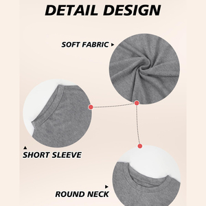T-shirt court pour femme en tissu respirant et doux au toucher, produit tendance, fabrication professionnelle de vêtements pour femmes, t-shirt court pour femme - Product Image 5