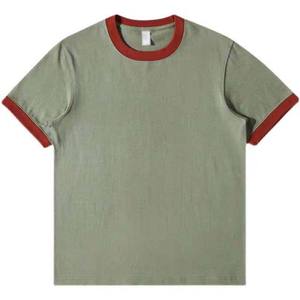 Camiseta Ringer de Algodón para Hombre, Marca de Verano, Disponible en Varios Colores, Personalizada con Contraste - Product Image 6