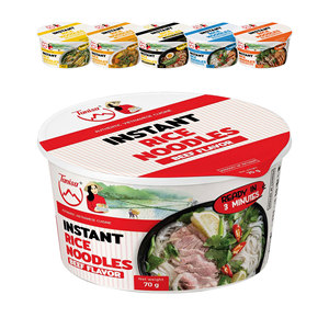 Nouilles de riz instantanées séchées, saveur bœuf, qualité non-OGM, approvisionnement direct usine, HALAL/ISO/HACCP & ISO - Product Image 1