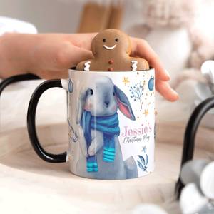 Custom <b>Christmas</b> Ceramic Mug 11 oz Personalized Name Contemporary Design Dishwasher Safe <b>Gift</b> <b>Box</b> Packaging - Product Image 2