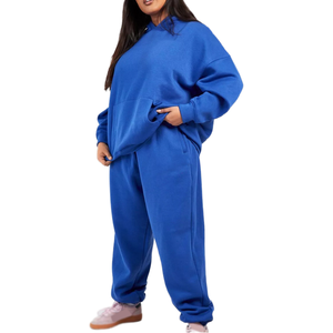 Ladies Winter Tracksuit <b>Set</b> 100% Cotton Lightweight Casual Sportswear 2 Piece Long <b>Set</b> Waterproof Breathable Hole Sequined - Product Image 5