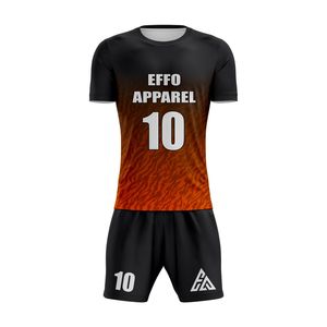 Uniformes de football personnalisés à manches courtes, couleurs personnalisées, légers, toutes saisons, prix d'usine en gros, confortables - Product Image 3