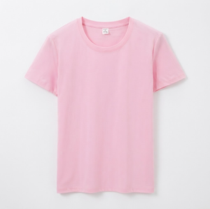 เสื้อยืดผู้หญิงสีตามสั่ง ทรงปกติ ผ้าฝ้าย คอกลม เสื้อยืดพื้นฐาน แขนสั้น โลโก้ตามสั่ง รับผลิตแบรนด์ส่วนตัว ขายส่งจำนวนมาก - Product Image 2