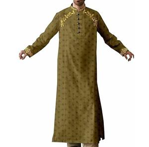Última Colección 2026: Thobes Bordados para Hombre, Kaftán Marroquí Elegante, Abaya Masculina, Jubbah Saudí de Gran Venta para Adultos - Product Image 1