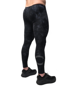 Pantalones de Compresión, Pantalones de Yoga Ajustados Sin Costuras para Hombre, Leggings Deportivos de Compresión para Correr, Pantalones Ajustados con Patrón Sólido - Product Image 2