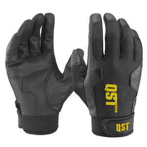 Gants de frappe de softball et de baseball OEM les plus vendus en cuir de qualité supérieure avec taille personnalisée et poignées respirantes Logo pour jeunes et adultes - Product Image 1