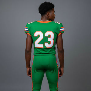 2026 Customizable Short Sleeve Breathable Mesh <b>Material</b> Men's Adult Size American Football Uniform Full Custom Printing Designed - Product Image 4