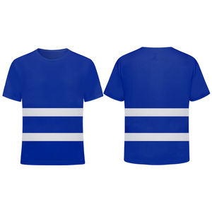 Nouveau T-shirt en polyester personnalisable haute visibilité classe 3, vêtement de travail réfléchissant, haute visibilité, chemise longue noire - Product Image 6