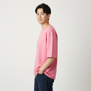 เสื้อยืดฮิปฮอปสีดำทรงโอเวอร์ไซส์แบบสั่งทำ OEM/ODM สำหรับผู้ชาย ทรงหลวมไหล่ตก ผ้าคอตตอนหนา 100% สีพื้น ทรงแบ็กกี้ สกรีนโลโก้ตามสั่ง - Product Image 2