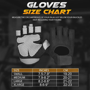 <b>Wheel</b> Chair Gloves Unisex Outdoor Sports Weight Lifting Gym Fitness <b>Exercise</b> Breathable Non-slip Leather Padded Palm Grip - Product Image 6