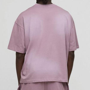 เสื้อยืดผู้ชายไซส์ใหญ่พิเศษ ผ้าฝ้าย 100% ซักกรด ทรงโอเวอร์ไซส์ ระบายอากาศได้ดี เป็นมิตรกับสิ่งแวดล้อม แห้งเร็ว - Product Image 3